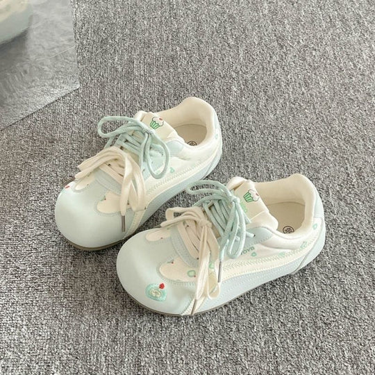 Damen Sportliche Freizeitsneaker mit atmungsaktiver Innensohle und rutschfester Sohle EB