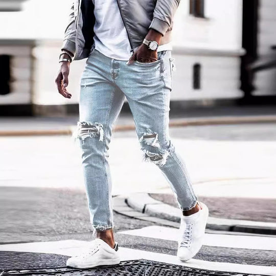 Herren Destroyed Jeans mit modernen Distressed-Effekten EB