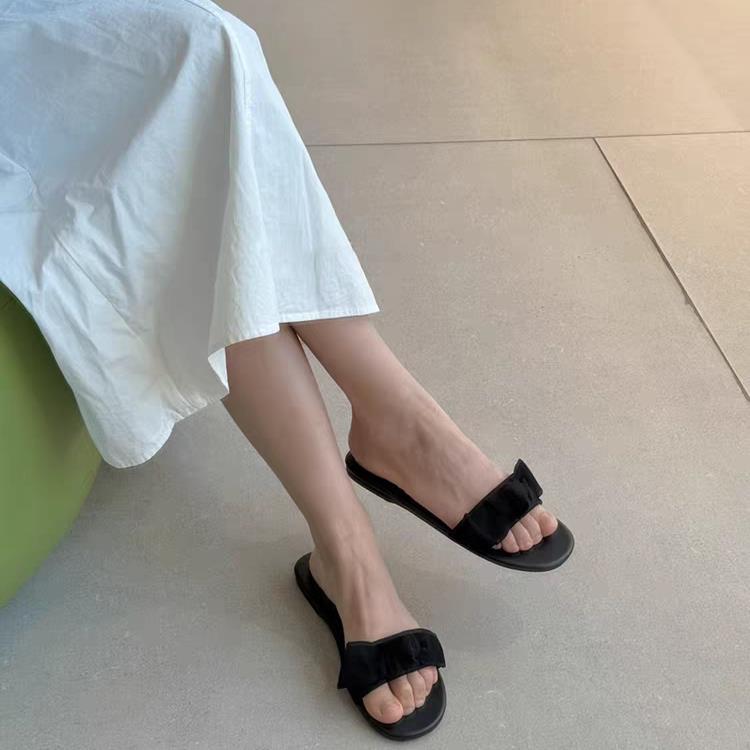Damen modische Sandalen mit dekorativem Schleifenakzent EB