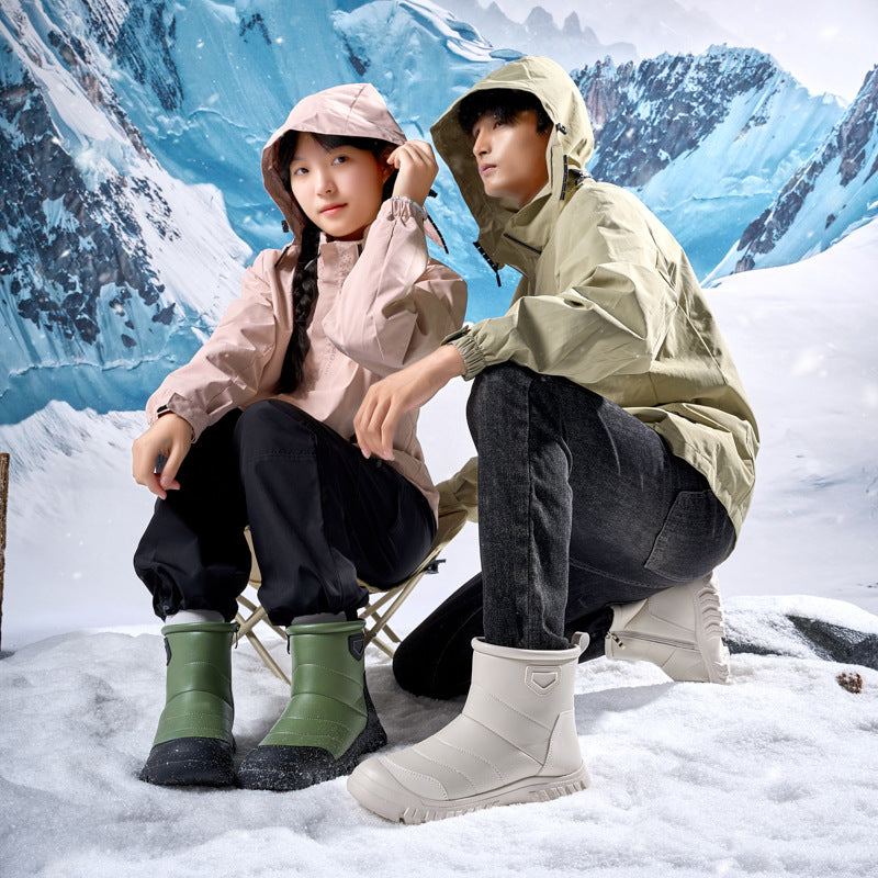 Damen Winterboots mit isolierender Hauptschicht und rutschfester Sohle EB