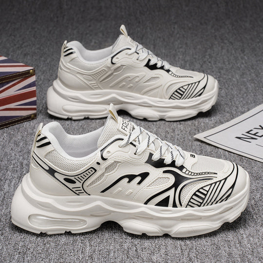 Damen Sportliche Sneakers mit atmungsaktivem Mesh-Obermaterial und dämpfendem Sohlenprofil EB
