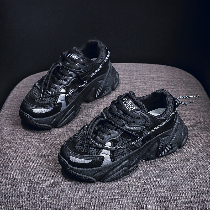Damen Sportliche Chunky Sneakers mit atmungsaktivem Obermaterial und rutschfester Sohle EB