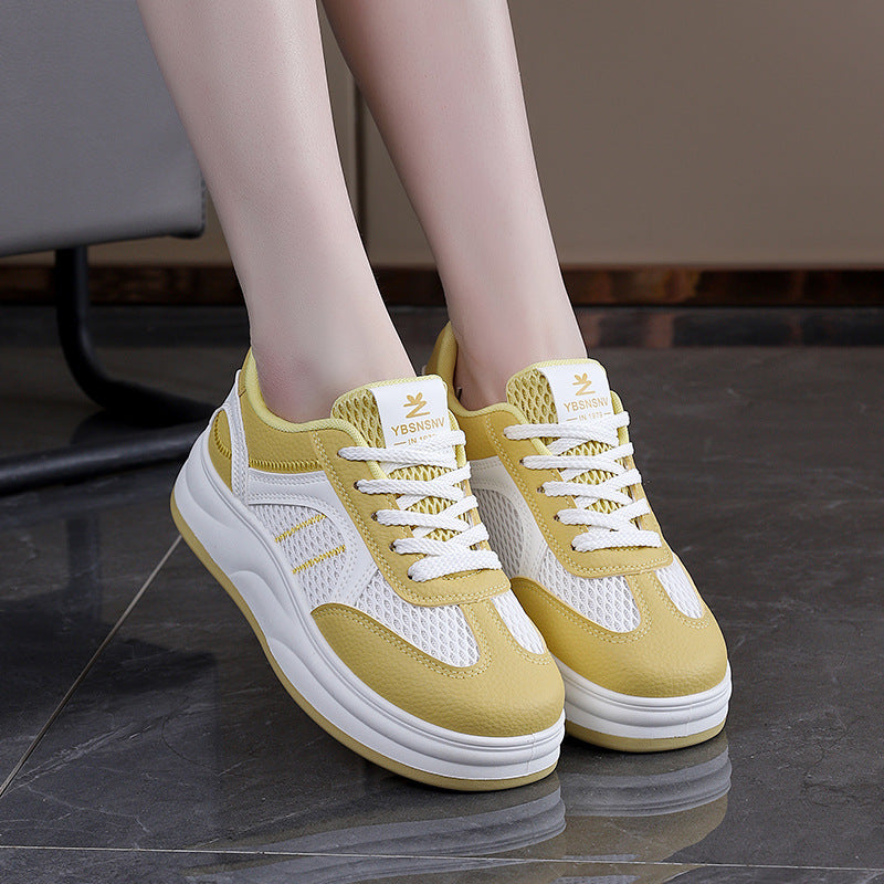 Damen Sportliche Sneakers mit atmungsaktivem Mesh-Obermaterial und bequemer Dämpfung EB