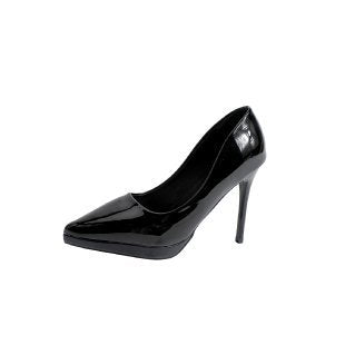 Damen elegante Lackpumps mit spitz zulaufender Silhouette und hohem Absatz EB