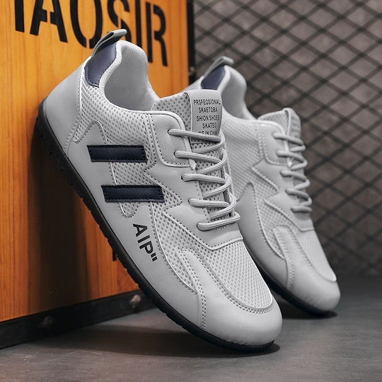 Damen Sportliche Sneakers mit atmungsaktivem Mesh-Obermaterial und rutschfester Sohle EB