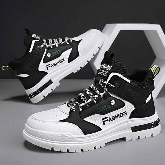 Damen Sportliche Schnürstiefel mit atmungsaktiver Mesh-Oberfläche und rutschfester Sohle EB