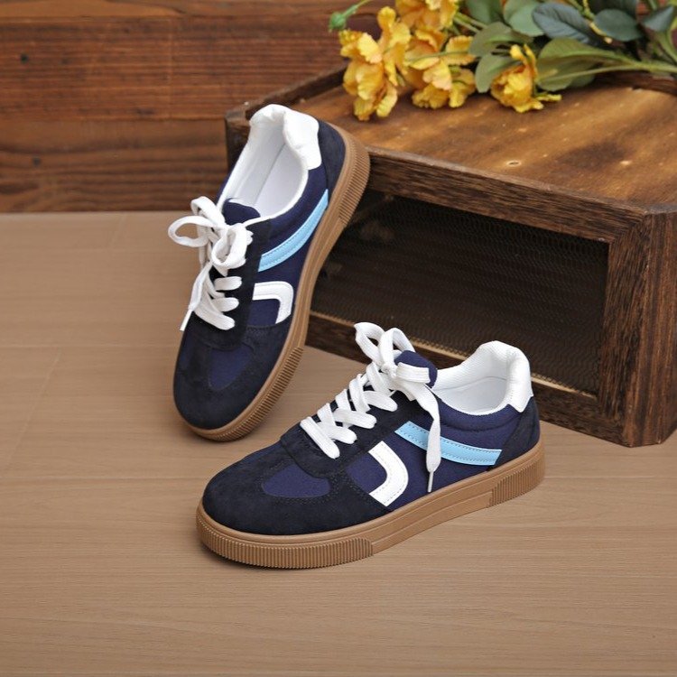 Damen Modische Sneaker mit bequemer Sohle EB