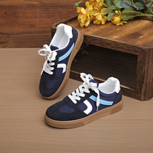 Damen Modische Sneaker mit bequemer Sohle EB