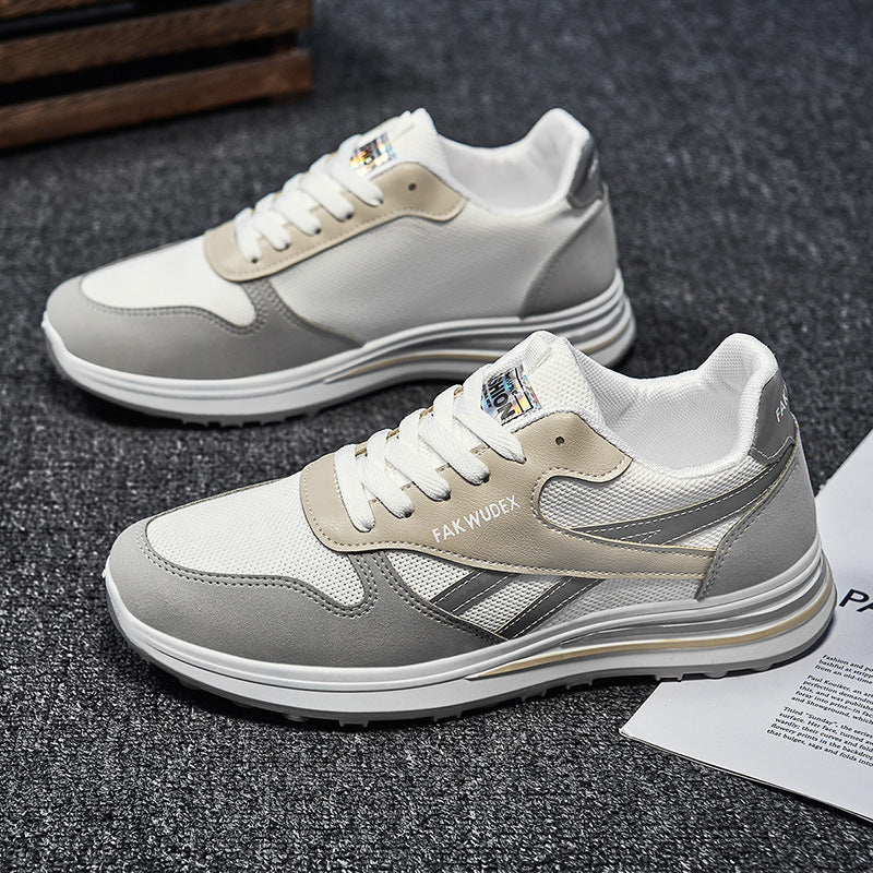 Damen Sportliche Sneaker mit atmungsaktiver Mesh-Oberfläche und gepolsterter Sohle EB