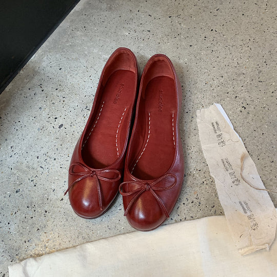 Damen Ballerinas mit zartem Schleifen-Detail und komfortablem Fußbett EB
