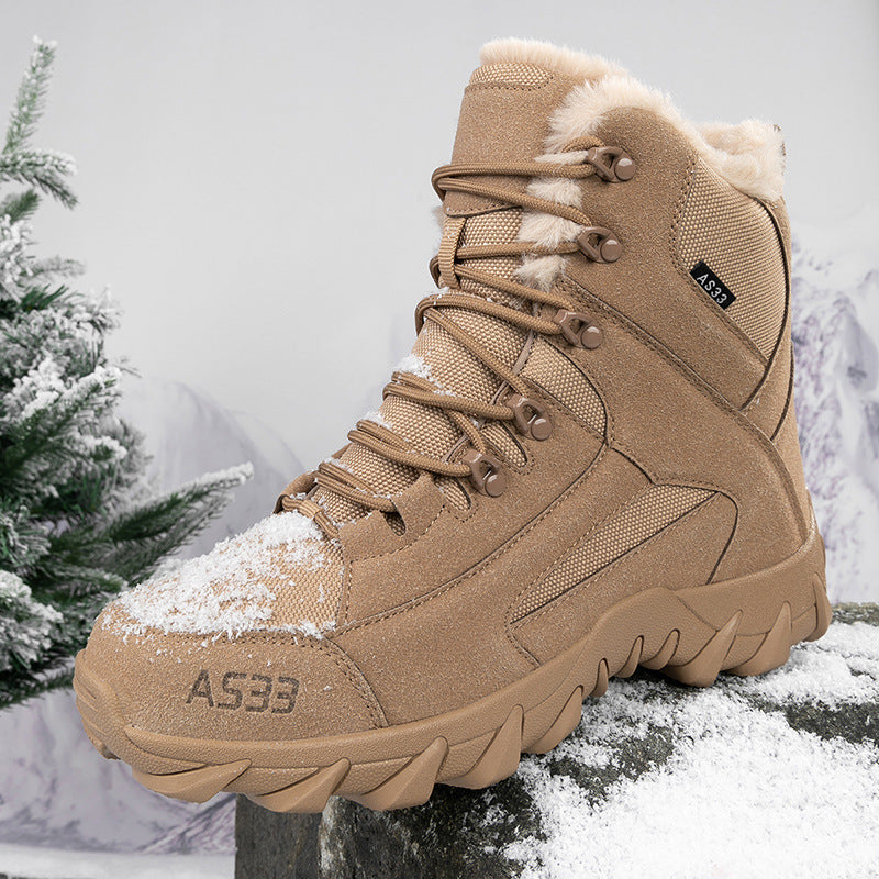 Herren isolierte Winterstiefel mit rutschfester Sohle und warmem Innenfutter EB