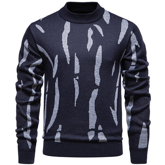 Herren modischer Sweatpullover mit einzigartigem grafischem Muster EB