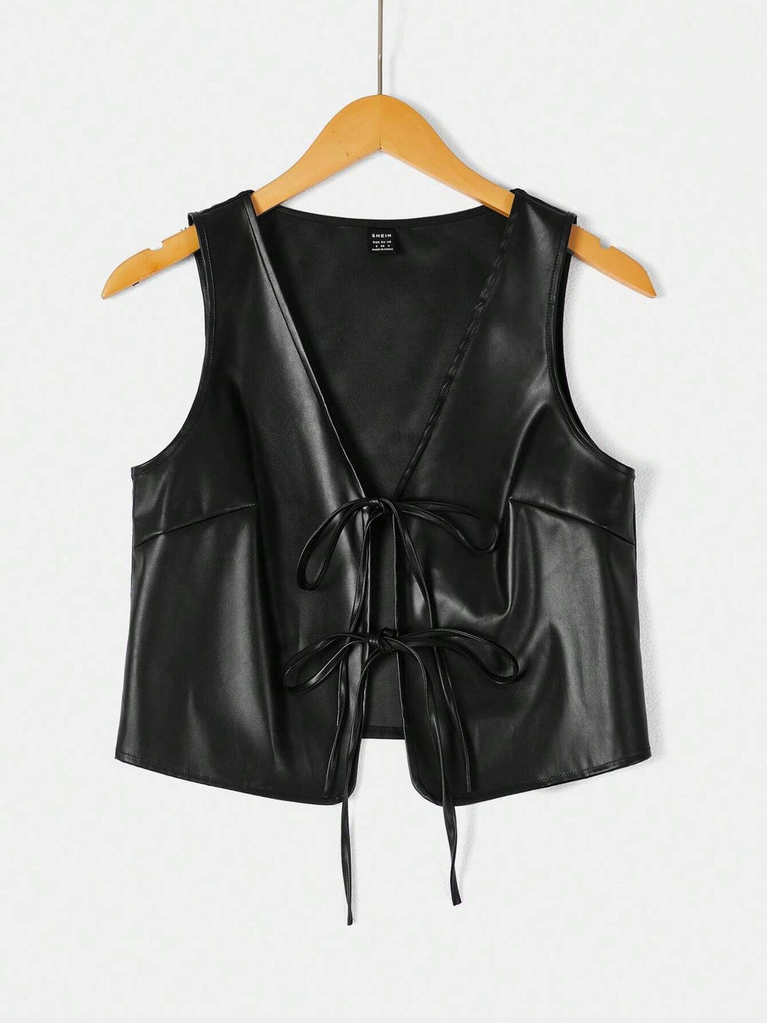 Damen elegantes Cropped-Top mit zeitgemäßer Schnürung EB