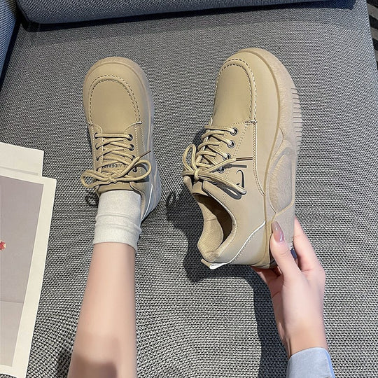 Damen Komfortable Sneakers mit rutschfester Sohle und atmungsaktiver Oberflächenstruktur EB