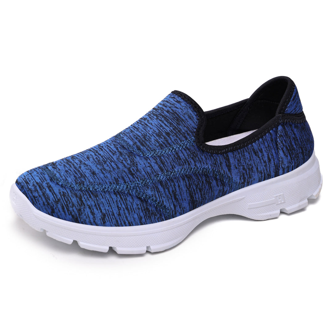 Damen Bequeme Slip-On Sneakers mit rutschfester Sohle und atmungsaktivem Obermaterial EB