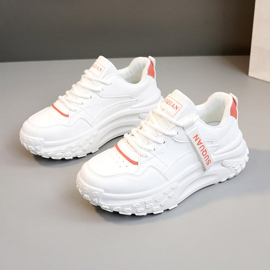 Damen sportliche Chunky Sneaker mit rutschfester Sohle und atmungsaktivem Obermaterial EB