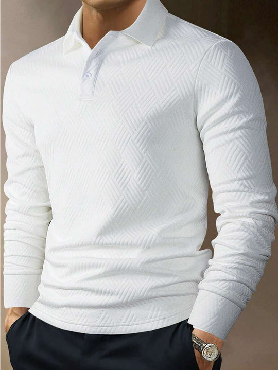 Herren Langarm Polohemd EB