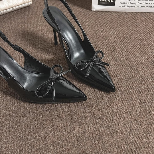 Damen Sling-Pumps mit eleganter Schleife EB