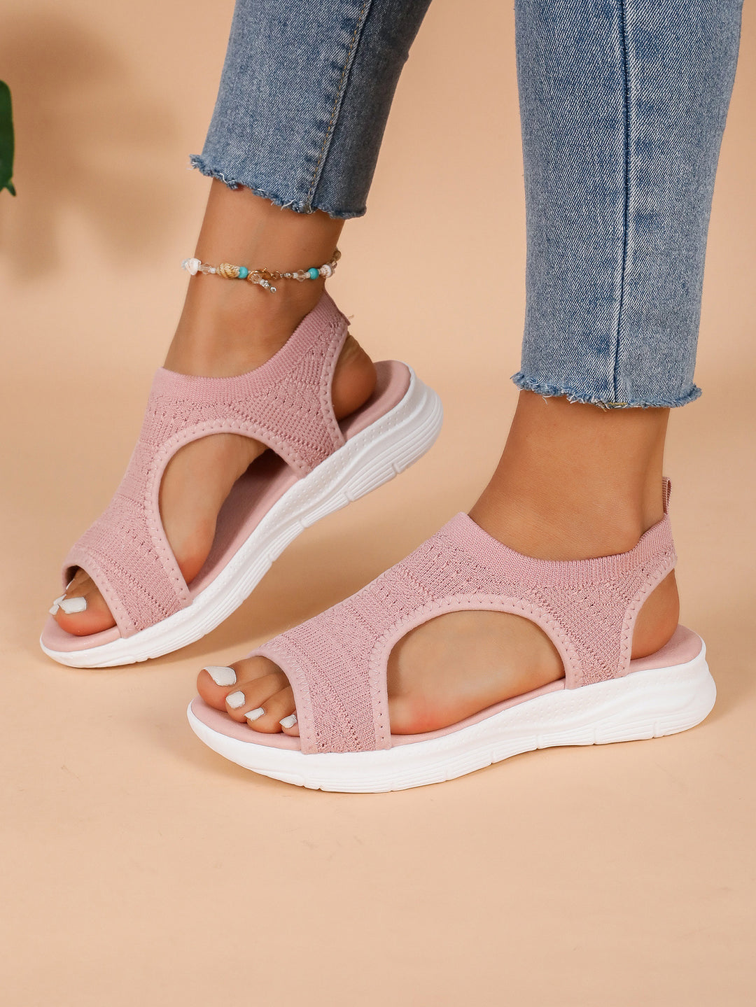 Damen Atmungsaktive Sandalen mit elastischem Tragekomfort EB