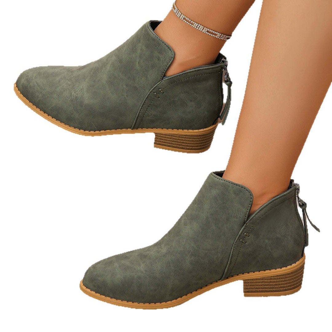Damen Chelsea-Stiefel mit seitlichem Reißverschluss und komfortabel gepolsterter Innensohle EB