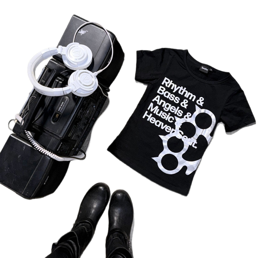 Damen Kurzarm T-Shirt mit kreativem Grafikdesign EB