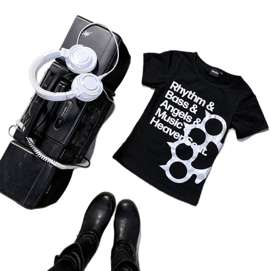 Damen Kurzarm T-Shirt mit kreativem Grafikdesign EB