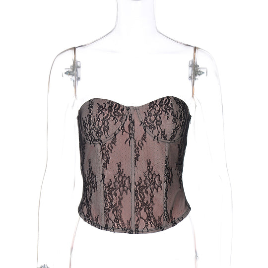 Damen Spitzen-Corsage EB