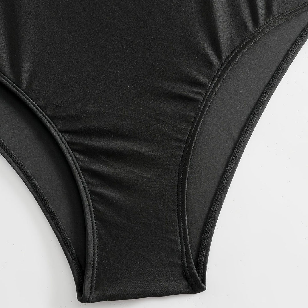 Damen Einteiliger Badeanzug mit modischem Cut-Out-Design EB