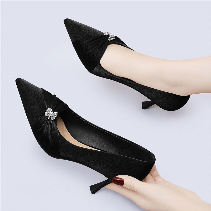 Damen Elegante Slingback-Pumps mit Schmuckdetail EB