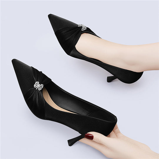 Damen Elegante Slingback-Pumps mit Schmuckdetail EB