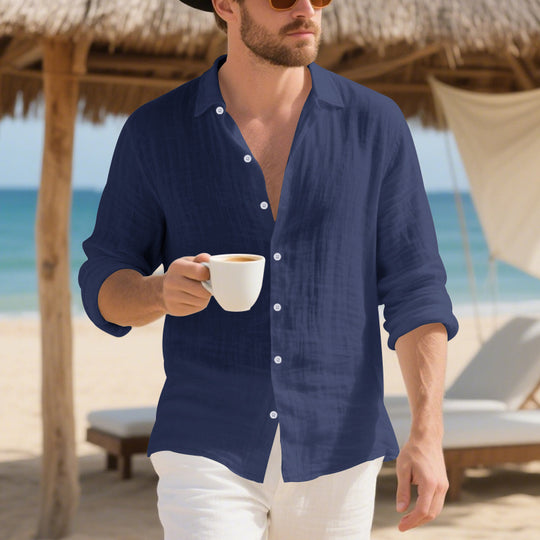 Herren Leichtes und atmungsaktives Sommerhemd EB