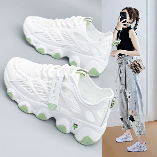 Damen Lauf-Sneaker mit atmungsaktiver Oberflächenstruktur und dämpfender Sohle EB