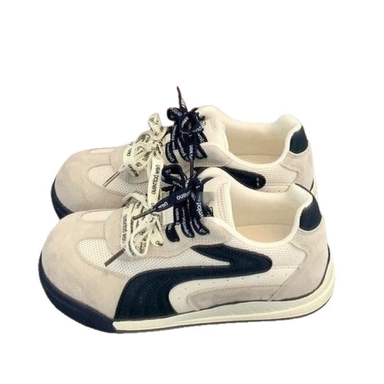 Damen Sportliche Sneakers mit atmungsaktiver Mesh-Oberfläche und robustem Profil EB