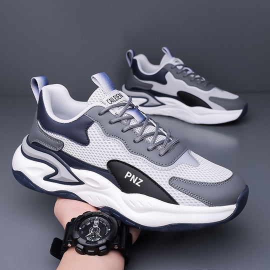 Damen Sportliche Laufschuhe mit atmungsaktivem Mesh-Obermaterial und dämpfender Sohle EB