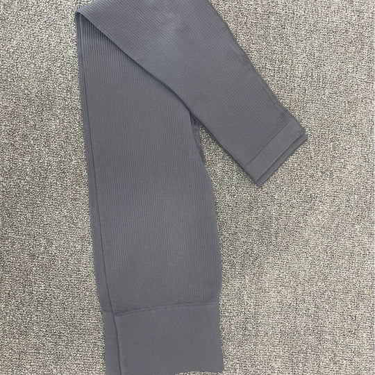Damen Hochtaillierte Fitness-Leggings mit Struktur EB
