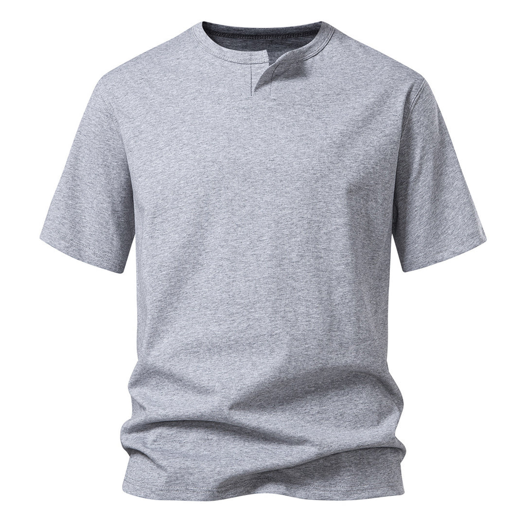 Herren T-Shirt mit modernem Ausschnitt und komfortablem Schnitt EB