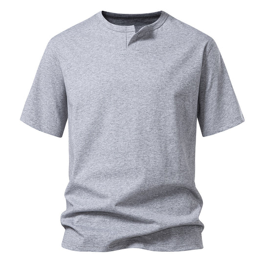 Herren T-Shirt mit modernem Ausschnitt und komfortablem Schnitt EB