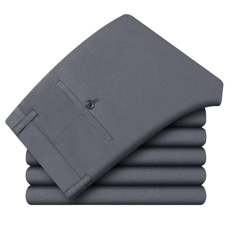 Herren Businesshose Slim‑Fit mit Bügelfalte und verdeckten Gesäßtaschen EB
