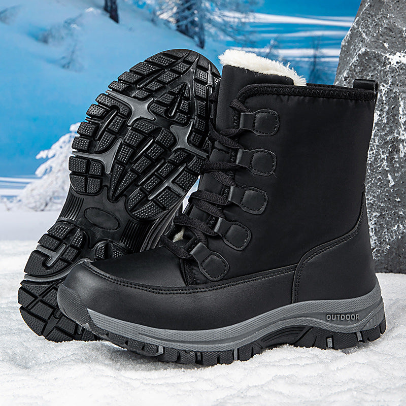 Damen Winterboots mit rutschfester Sohle und isolierendem Futter EB