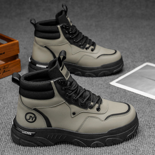 Herren Sneaker Boots mit hohem Schaft und rutschfester Sohle EB