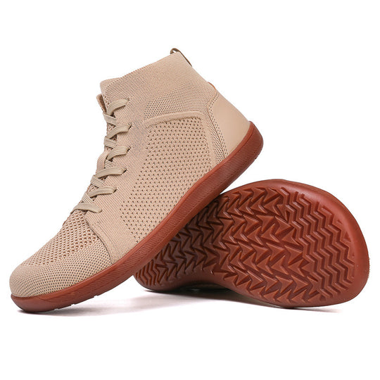 Damen Sportliche High-Top Sneakers mit atmungsaktivem Mesh-Obermaterial und rutschfester Sohle EB