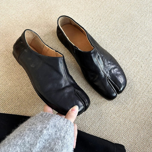 Damen Mokassins mit offenem Zehenbereich und eleganter Silhouette EB