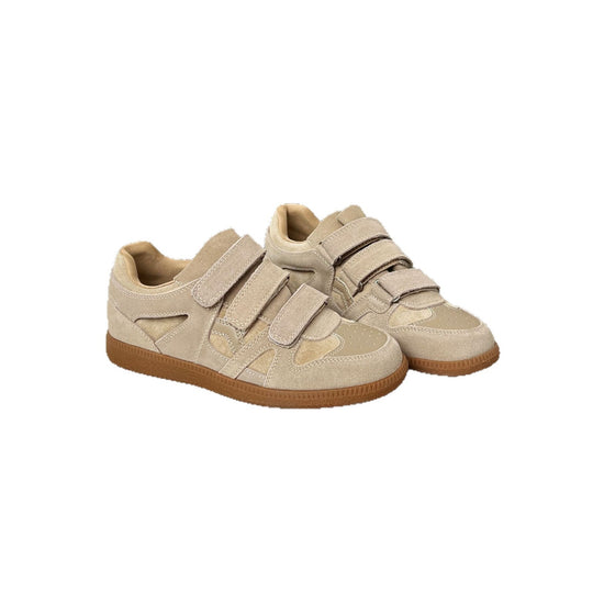 Damen Sneakers mit doppeltem Klettverschluss und weicher Schaumstoffdämpfung EB