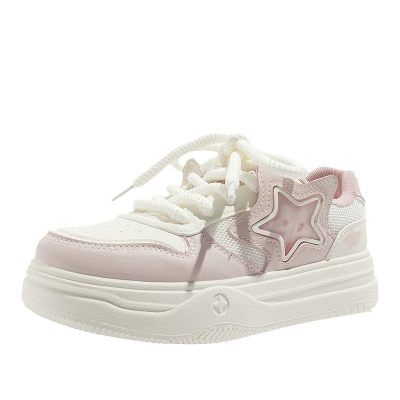 Damen Sneakers mit einzigartigem Sternendesign und bequemer Dämpfung EB