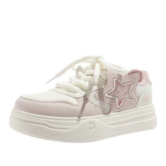 Damen Sneakers mit einzigartigem Sternendesign und bequemer Dämpfung EB