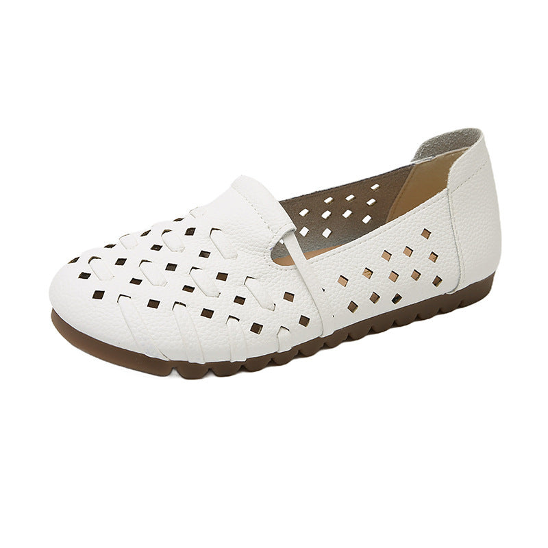 Damen Komfortable und atmungsaktive Slipper mit modischem Cut-Out-Design EB