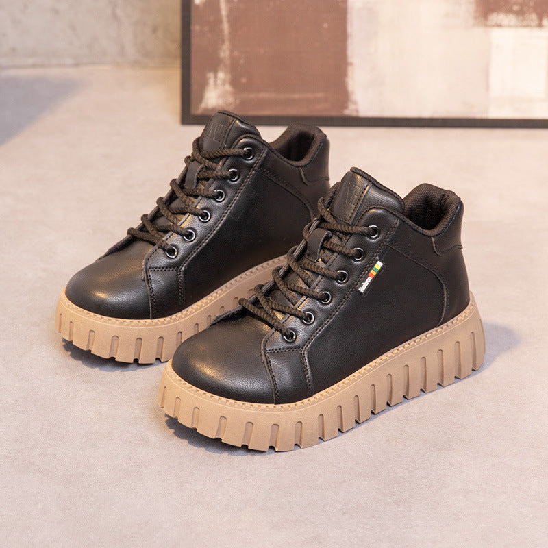 Damen modische High-Top Sneakers mit rutschfester Sohle EB