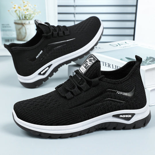 Damen Atmungsaktive Sneakers mit flexiblem Design und dämpfender Sohle EB