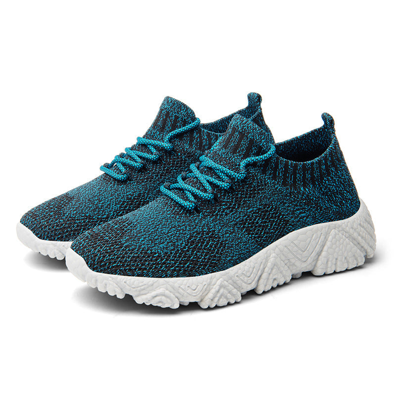 Damen Atmungsaktive Sneakers mit elastischem Obermaterial und rutschfester Sohle EB