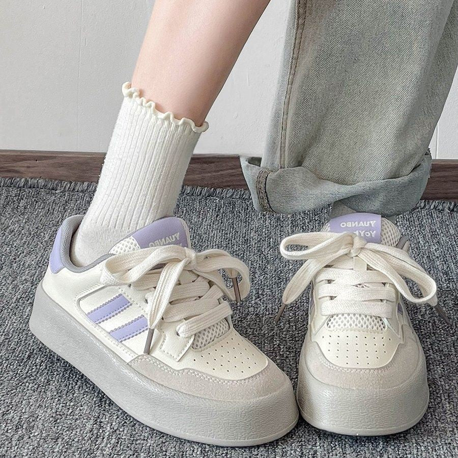 Damen Modische Freizeitsneaker mit dämpfender Sohle und innovativem Schnürsystem EB